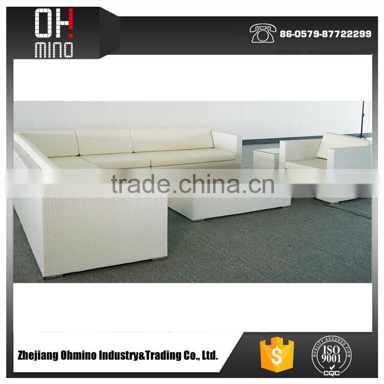 SF-0117 garden pe rattan cube garden furniture