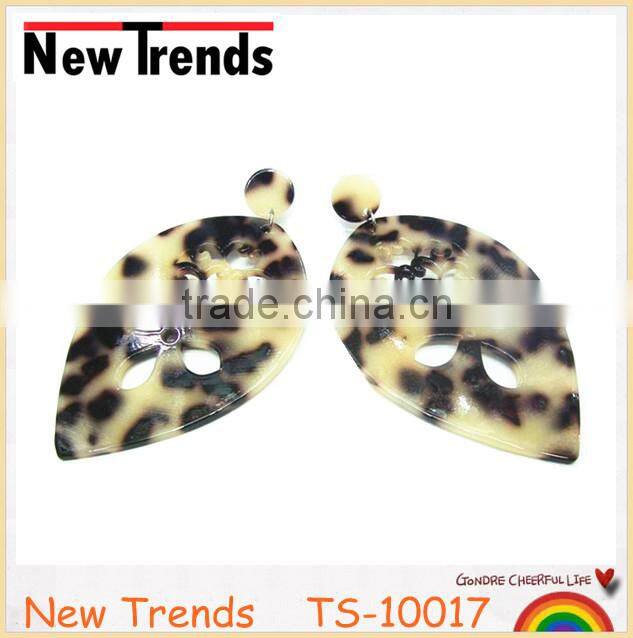 2016 fashion leaf shape turtle earring stud top sale