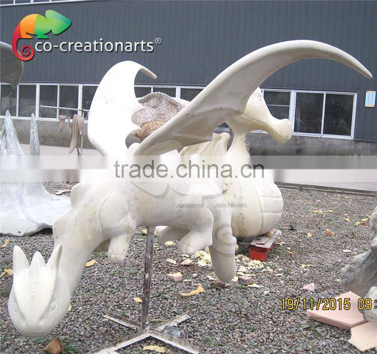 Fiberglass animal statues for kid