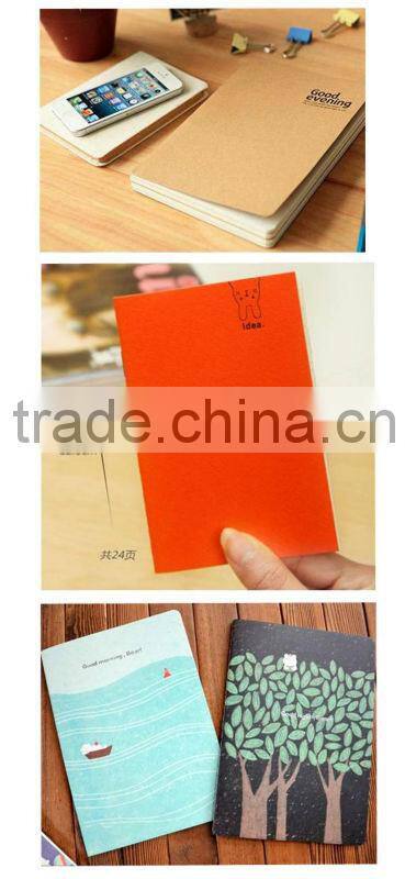 Printed paper manual thick notebooks 2014 made in China