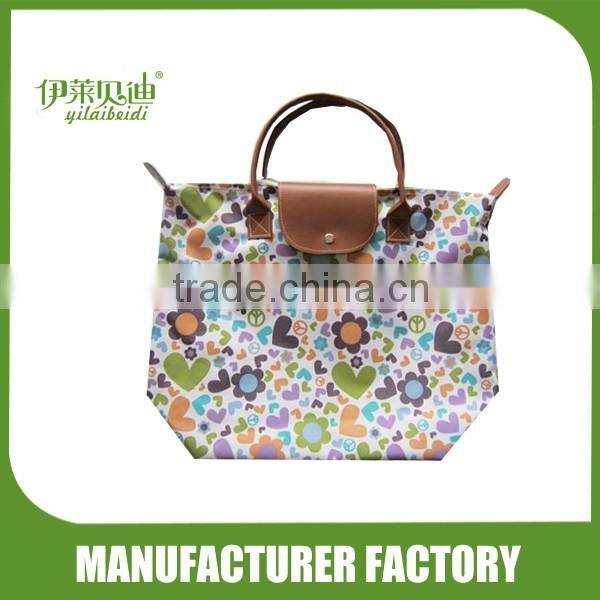Folding shopping bags / nylon foldable shopping bags
