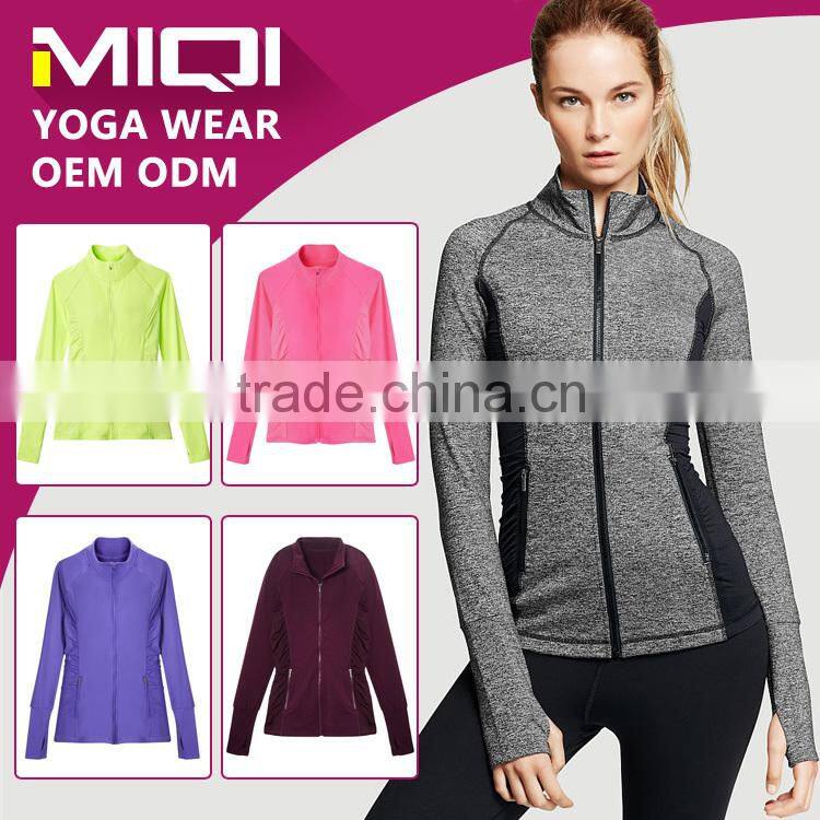 2016 Fitting outdoor jacket stretch fabric fancy women sports jackets