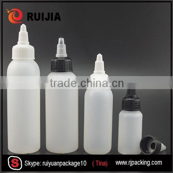 60ml 2 oz hdpe plastic twist eye dropper bottle wholesale