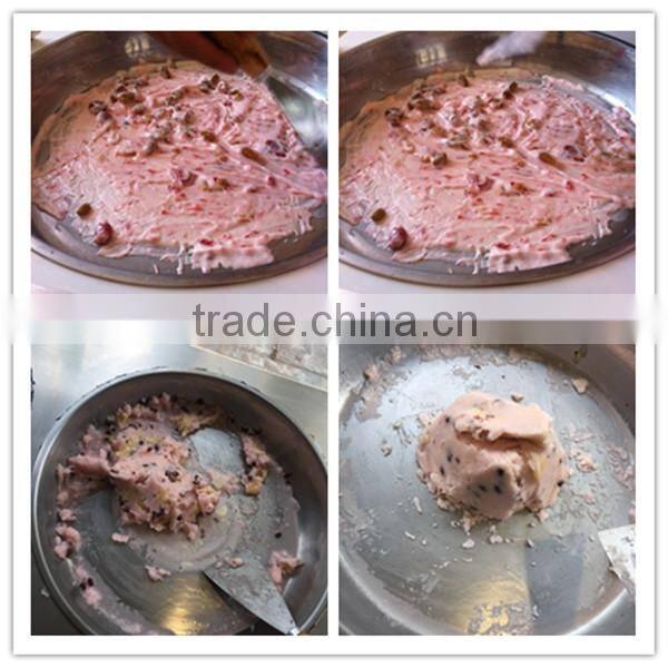 India low price two pan fried ice cream machine
