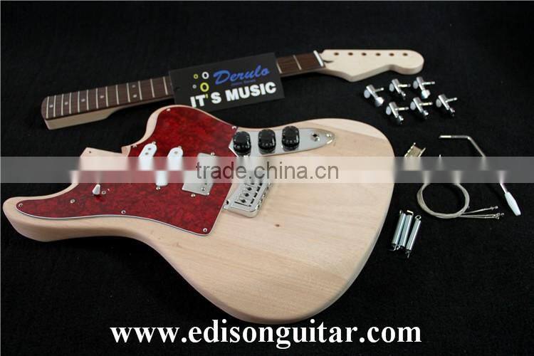 Quality Guitar Factory DIY Electric Guitar Kits Solid Mahagany Body MX-011