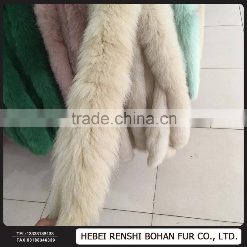 Real Fur Trim / Wholesale Fox Fur Trim /Detachable Fox Fur Collar