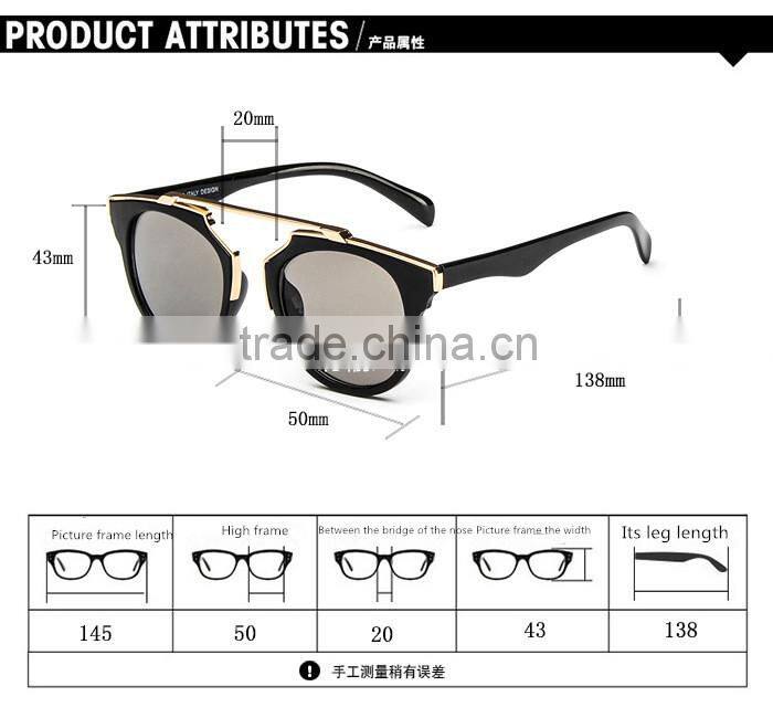 new 2015 sunglasses ms star sunglasses retro sunglasses with color film