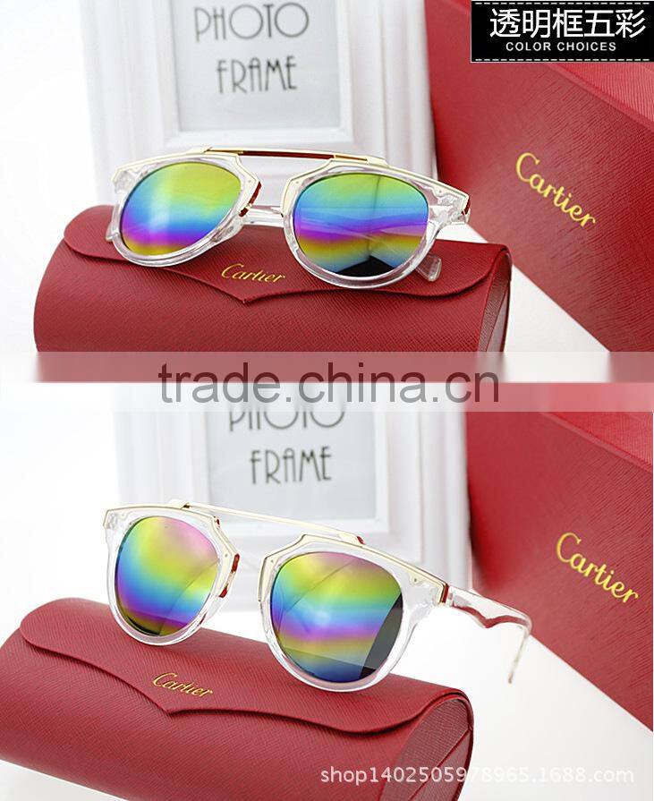 new 2015 sunglasses ms star sunglasses retro sunglasses with color film
