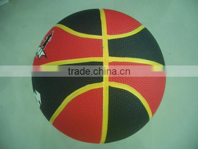 Ball Type and Rubber Ball Material Multi color training rubber basketball