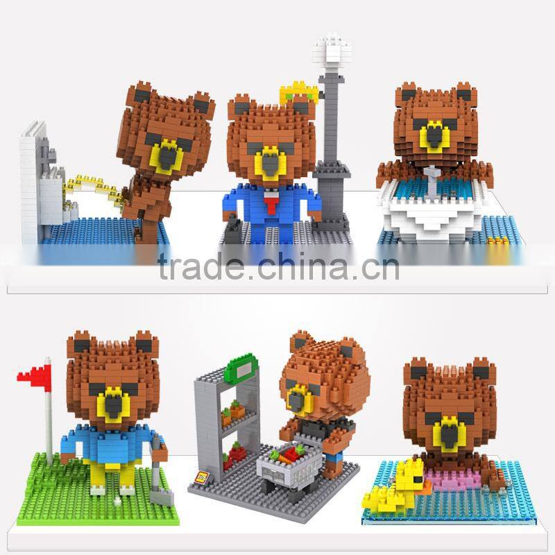 HOT Sale The Hero Series Cartoon Nano Building Block Toy