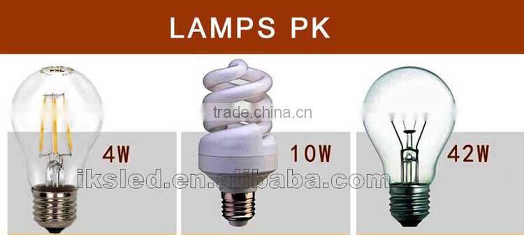2014 new CE ROHS 85-260V E27 8W led filament