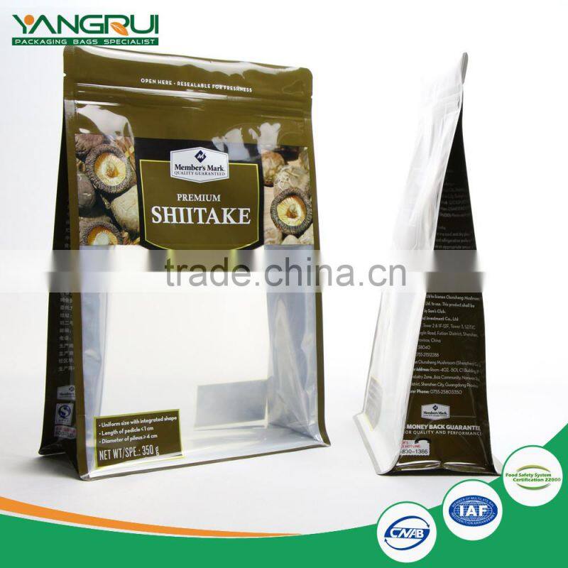 stand up pouch with zipper pet food packaging bag