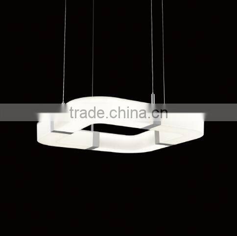 TIWIN high quality 28w 100-240V HEXI series fashion simple design Cool white led pendant lights for home Dining room