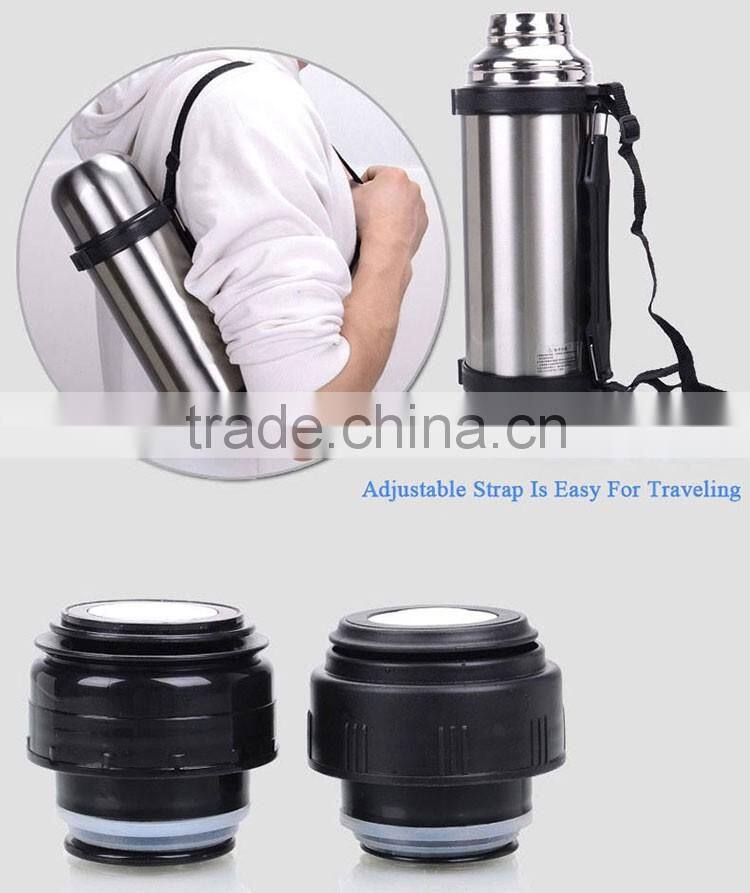 hot design double layer stainless steel unbreakable travel bottle