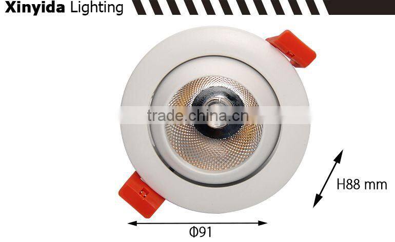 Hottest product in market recessed dimmable best price 10w led downlights