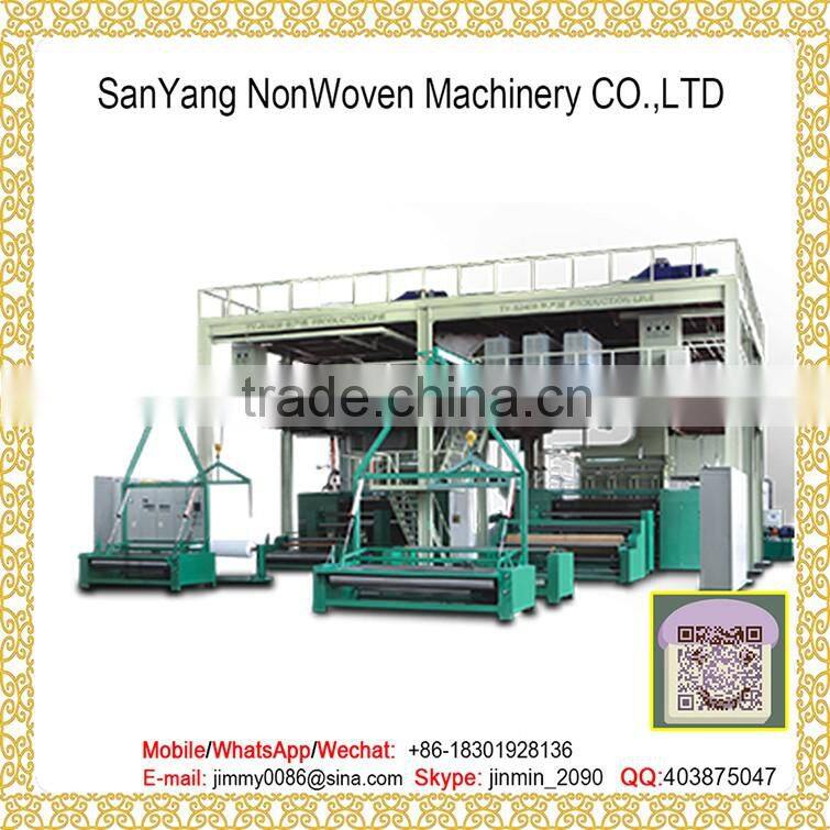 SS 2.4M pp spunbond nonwoven fabric making machine