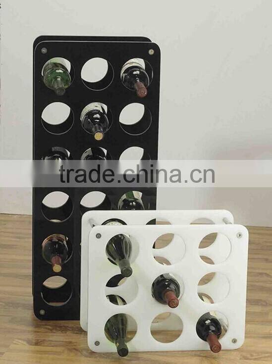 wine bottle display rack/ wine display shelves acrylic display