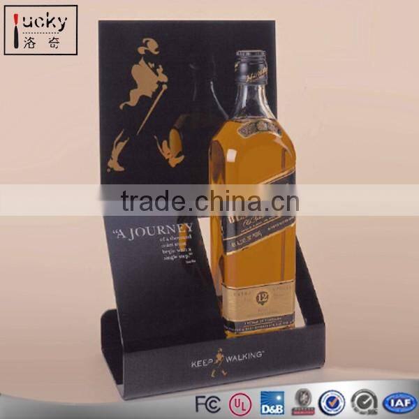 Acrylic good liquor shop display shelves