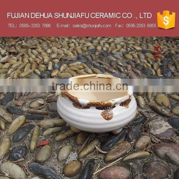 Creative variable flow glazed ceramic flower pot ,Mini flower pot