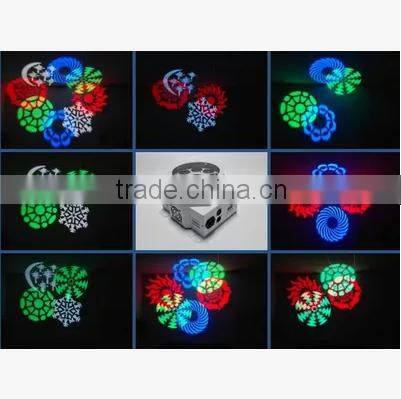 Beatiful Pattern DMX 512 Signal Control 6CH Channels Eight Eye Pattern LED Effect Light DJ Lighting