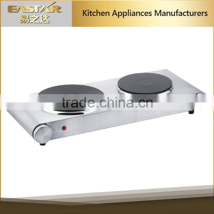 Freestainding kitchen appliance double 220v electric stove 2500 watt hot plate for sale