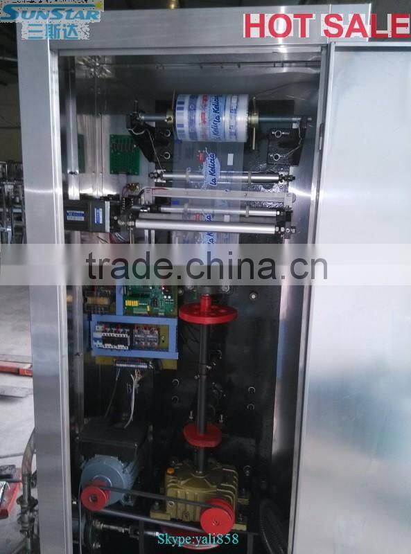 Nigerial hot popular automatic plastic bag water packaging machine