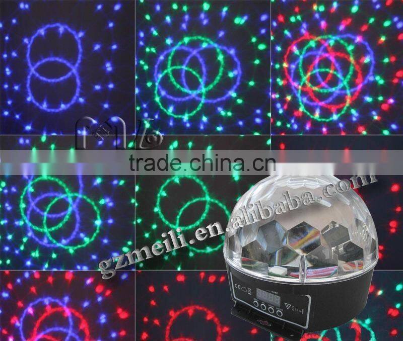 LED small pattern/spot dmx rgb crystal magic ball for sale