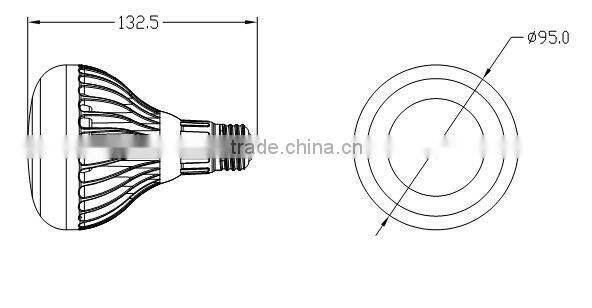 UL LED Br Bulb Br30 15w e26 e27