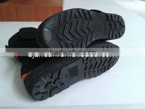 Fire Fighter Rescue Canvas Boots With Rubber Sole