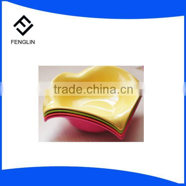 High quality Wholesale Plastic cheap custom melamine plate for dinner