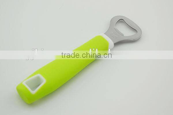 Latest design plastic handle sea food tools type stainless steel opener oyster opener