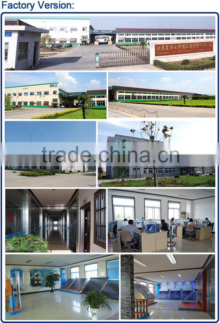 200 liters portable vacuum tube solar water heater