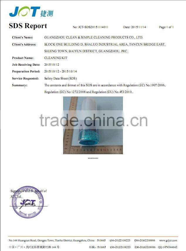 30*30cm microfiber cloth OPULA 2 in 1 super 100% clean screen cleaning kit with MSDS for mobile phone, computer