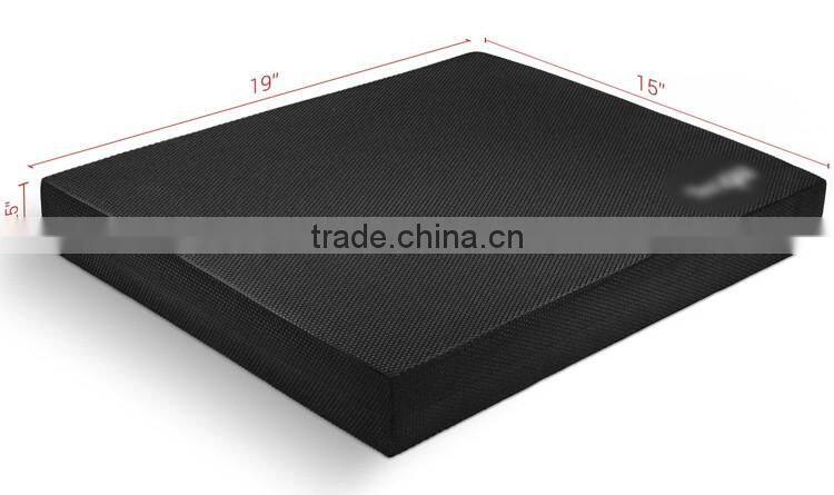 Balance Training Exercise Latex Free Closed Cell Foam Balance Pad in 20" L x 16.4" W x 2"H