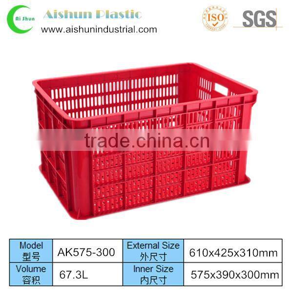 26L ventilated stackable bread plastic crates for bread