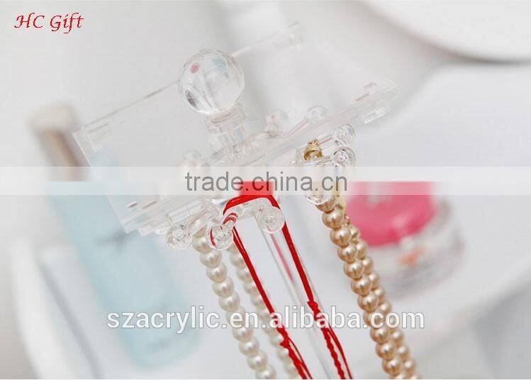 High transparent import small acrylic necklace display box jewelry display box
