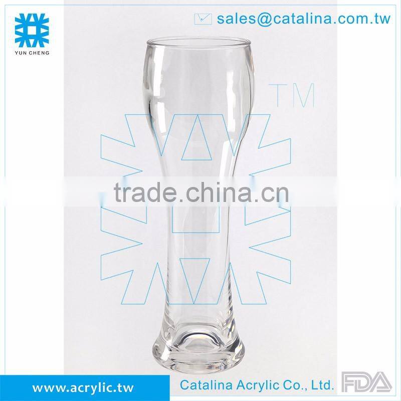 Colorful Acrylic 20oz Transparent Barware Plastic Beer Cup