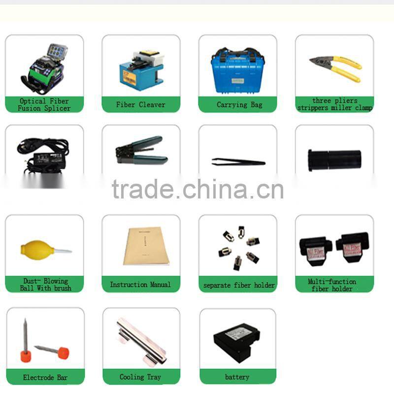 ALK-88A Fully automatic Optical fiber fusion splicer 7 seconds fast welding