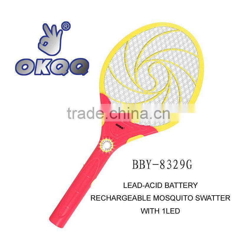BBY-8329A ELECTRIC RECHARGEABLE MOSQUITO SWATTER BAT KILLER HOT SELLING