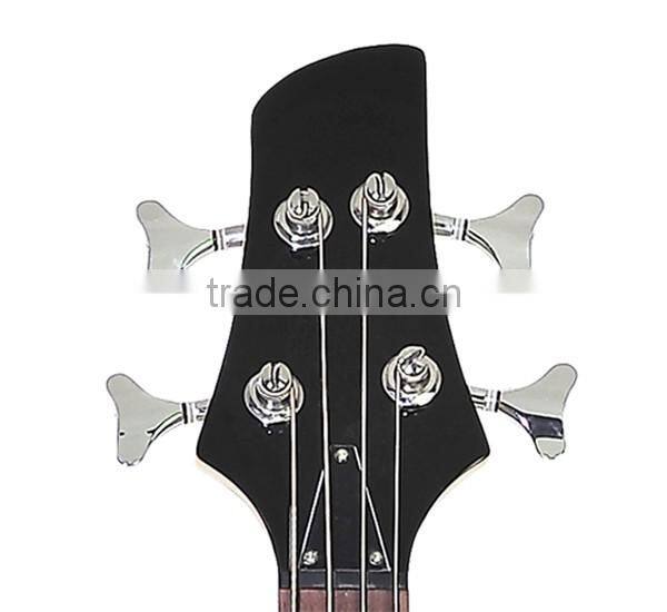 basswood body 4 string electric bass guitar