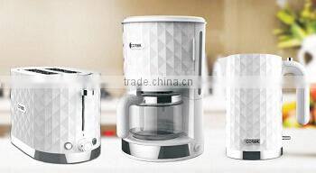 2-slices diamond design electric plastic toaster/CE, CB, GS, ROHS, EMC, LFGB certificates