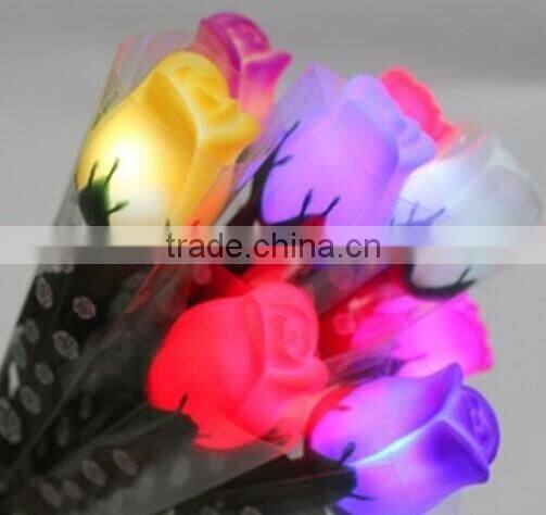 Fast Supplier Color Changing Battery Operated Led Flower Vase Light