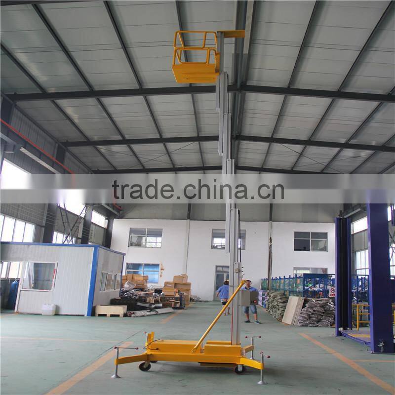 China Spirit 8m Single mam lift Aerial Work Platform popular in 2015