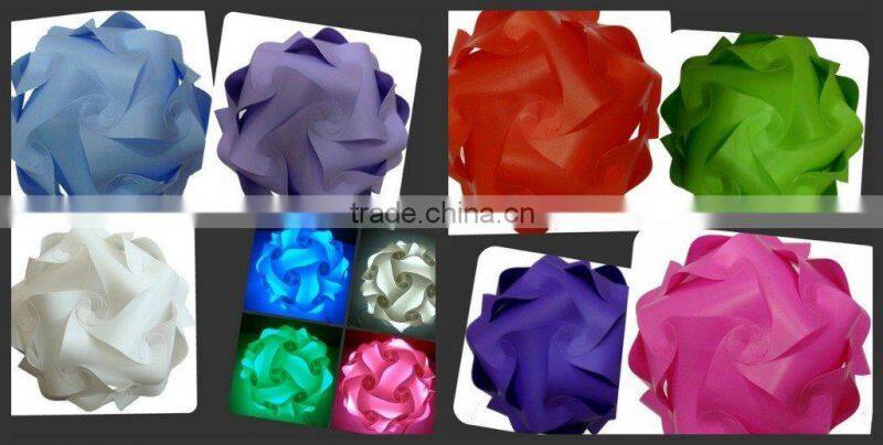 Modern Contemporary DIY Elements IQ Jigsaw Puzzle Lamp Shade Ceiling Pendant Lamp Ball Light Lighting