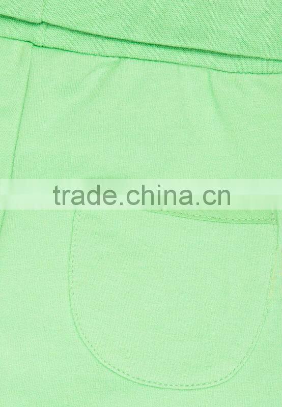 100% Cotton Plain Baby Leggings Pants With Pocket