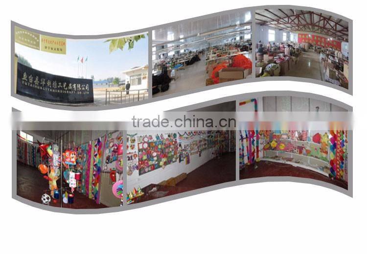 Colorful party round shaped honeycomb paper fan tissue paper fan