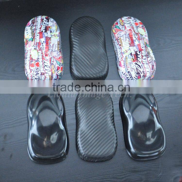 15*7*3.5cm yellow/white/blue/red/green plastic Speed shapes for hydrographics printing NO.LT-S09