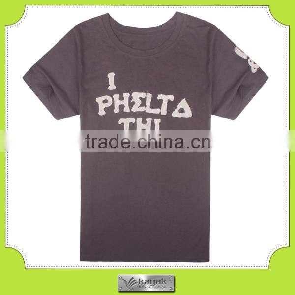 New Arrival OEM Men Comfortable Crew Neck Printing T Shirt