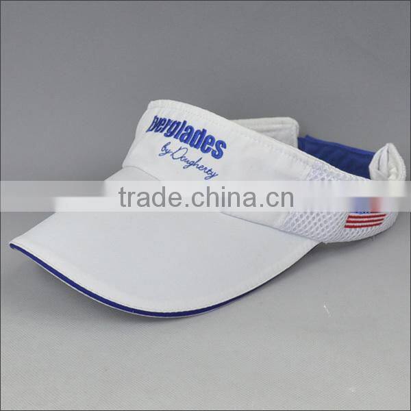 military visor hats/custom handmade sun cap