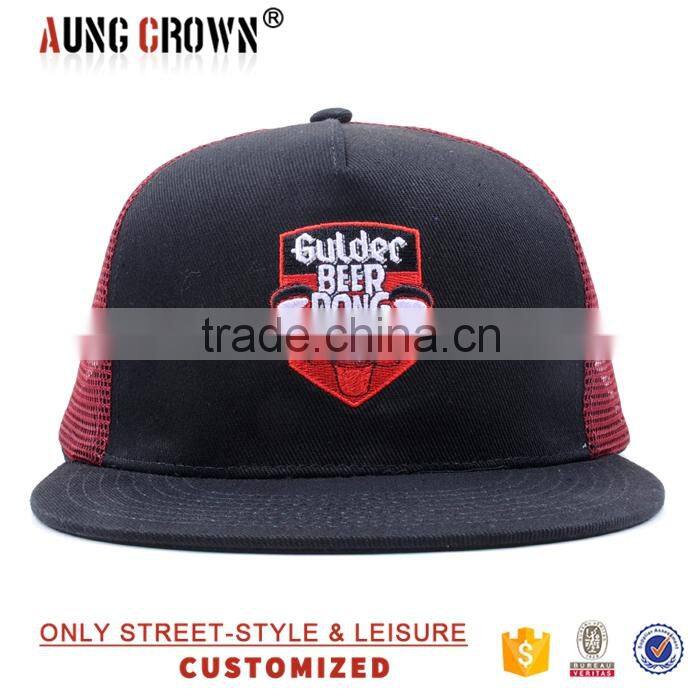 fashion mesh trucker hat/embroidery logo trucker hats/trendy trucker hat